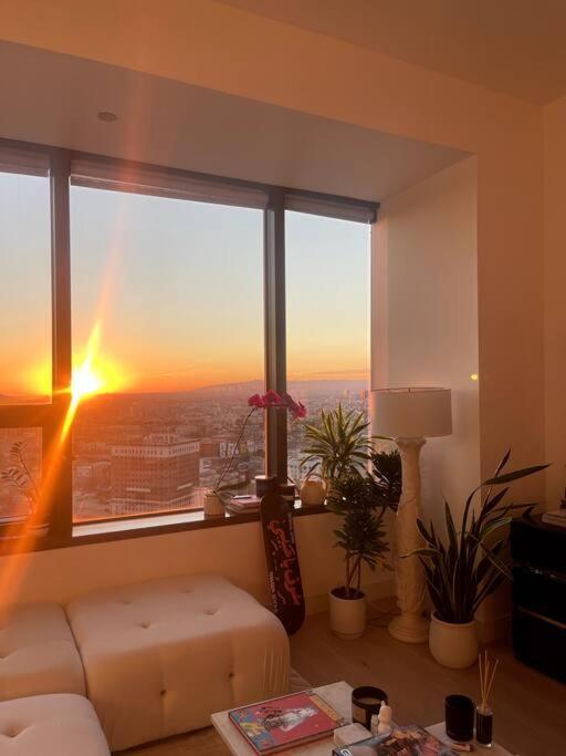 Luxury Highrise Condo Downtown La Los Ángeles Exterior foto