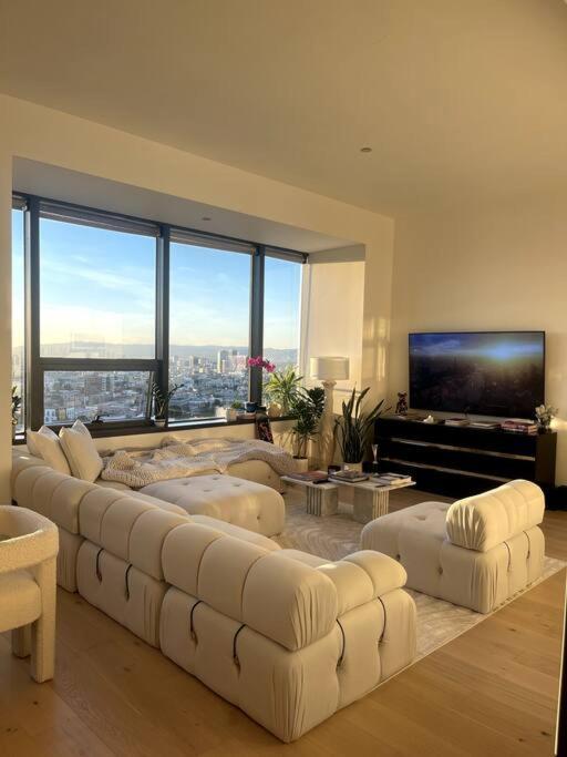 Luxury Highrise Condo Downtown La Los Ángeles Exterior foto